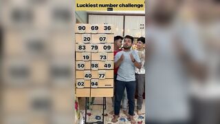 Guess the number challenge #youtubeshorts #comedy #indoorgames #shorts