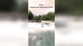 Female Safety Kayaker Of India ???????? #reel #touristattractions #travel #adventure