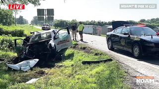 Pickup pulls into path of tractor-trailer, driver suffers serious injuries in crash