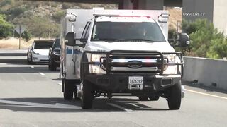 San Diego: I-15 Flipped Semi Truck w/ Trailer 06172023