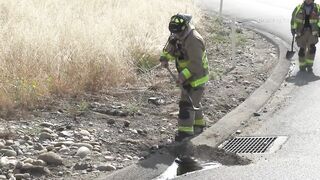 San Diego: I-15 Flipped Semi Truck w/ Trailer 06172023