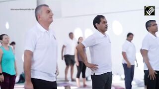 UAE all set to celebrate 9th International Yoga Day; holds curtain raiser event at Louvre Museum