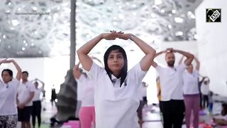 UAE all set to celebrate 9th International Yoga Day; holds curtain raiser event at Louvre Museum