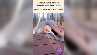 ???? Improve Posture & Body Shape! ???????? Try this 5-Minute Daily Stretching Routine before Bed ????✨