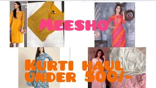 Meesho kurti set haul || under Rs600/- || Try on HAUL