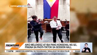 Aiko Melendez, iba pang QC councilors, pinuna sa pagti-TikTok sa Session Hall | Frontline Pilipinas