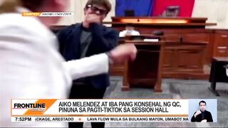 Aiko Melendez, iba pang QC councilors, pinuna sa pagti-TikTok sa Session Hall | Frontline Pilipinas