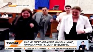 Aiko Melendez, iba pang QC councilors, pinuna sa pagti-TikTok sa Session Hall | Frontline Pilipinas