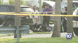 Triple shooting leaves 2 dead in North Miami Beach.