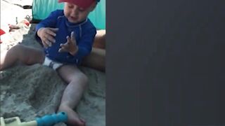 Top Hilarious Babies Civil War On the Beach | Funny Baby Videos