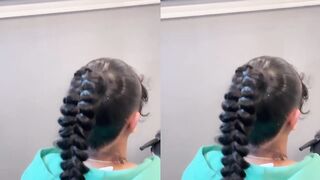 OnlyFans Client Paid $3500 for a 4 hour Closed Shop Session ( Butterfly Knotless Braids )