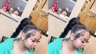 OnlyFans Client Paid $3500 for a 4 hour Closed Shop Session ( Butterfly Knotless Braids )