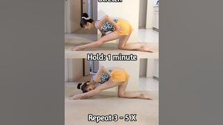 Stretches For Front Splits????????#flexibility #contortionist #legflexibility #frontsplit #contortion