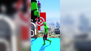 GTA 5 Epic Ragdolls/Spiderman Funny Compilation #301 (GTA5, Euphoria Physics, Funny Moments) #shorts