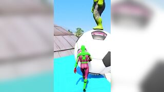 GTA 5 Epic Ragdolls/Spiderman Funny Compilation #301 (GTA5, Euphoria Physics, Funny Moments) #shorts