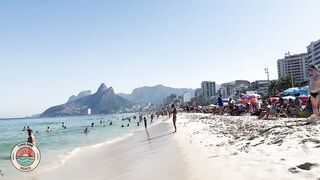 ????????Leblon Beach Walk and Sidewalk Rio de Janeiro Brazil