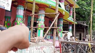 Khairathabad ganesh making Update vlog Main Base,Mandapam Works making ll Travel vlog styles