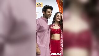 #kartikaaryan #kiaraadvani together???????? for their new film ???? trailer launch//Bollywood junction//