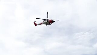 Coast Guard searches for 1 person after tractor-trailer drives off Chesapeake Bay Bridge-Tunnel