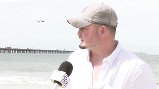 Coast Guard searches for 1 person after tractor-trailer drives off Chesapeake Bay Bridge-Tunnel