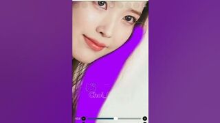 IU in purple hair???? #choi_chaitali #kpop #kpopidols #iu #celebrity #blackpink #jennieblackpink #bts