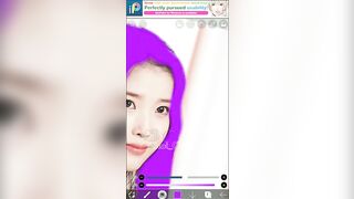 IU in purple hair???? #choi_chaitali #kpop #kpopidols #iu #celebrity #blackpink #jennieblackpink #bts