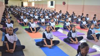 International Day of Yoga Programme 2023 @ Christ School, Thandavapura