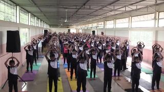 International Day of Yoga Programme 2023 @ Christ School, Thandavapura