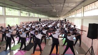 International Day of Yoga Programme 2023 @ Christ School, Thandavapura