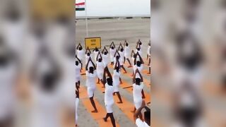 International Day of Yoga 2023: Indian Coast Guard Special Yoga Session at Dhanush Kodi in sir Lanka