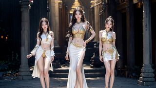 【AI Look Book】Angkor Wat Lingerie Show 2023 앙코르와트 란제리 쇼 アンコール ワット ランジェリー ショー 吳哥窟內衣秀