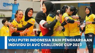 Pemain Voli Putri Indonesia Meraih Penghargaan Individu di AVC Challenge Cup 2023