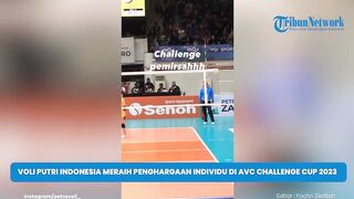 Pemain Voli Putri Indonesia Meraih Penghargaan Individu di AVC Challenge Cup 2023