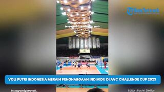 Pemain Voli Putri Indonesia Meraih Penghargaan Individu di AVC Challenge Cup 2023