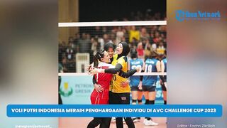 Pemain Voli Putri Indonesia Meraih Penghargaan Individu di AVC Challenge Cup 2023