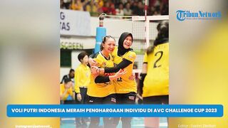 Pemain Voli Putri Indonesia Meraih Penghargaan Individu di AVC Challenge Cup 2023