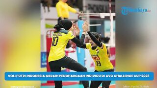 Pemain Voli Putri Indonesia Meraih Penghargaan Individu di AVC Challenge Cup 2023