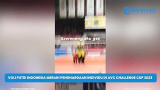 Pemain Voli Putri Indonesia Meraih Penghargaan Individu di AVC Challenge Cup 2023