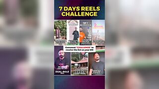 7 days Reels Challenge