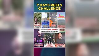 7 days Reels Challenge