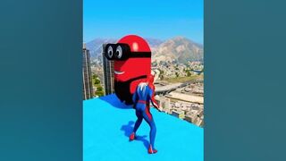 GTA 5 Epic Ragdolls/Spiderman Funny Compilation #590 (GTA5, Euphoria Physics, Funny Moments) #shorts