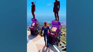 GTA 5 Epic Ragdolls/Spiderman Funny Compilation #589 (GTA5, Euphoria Physics, Funny Moments) #shorts