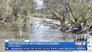 Visitors Fed Up With Beach Closures