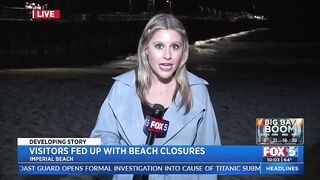 Visitors Fed Up With Beach Closures