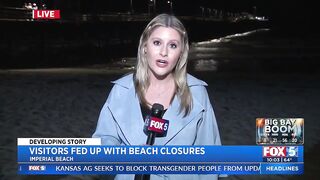 Visitors Fed Up With Beach Closures