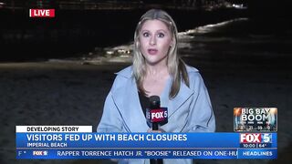 Visitors Fed Up With Beach Closures