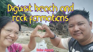 Diguisit beach and Rock formations, Baler, Aurora