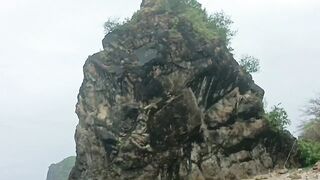 Diguisit beach and Rock formations, Baler, Aurora