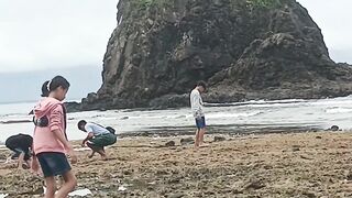 Diguisit beach and Rock formations, Baler, Aurora