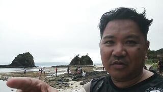 Diguisit beach and Rock formations, Baler, Aurora